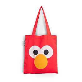 SESAME ELMO FACE CANVAS TOTE BAG
