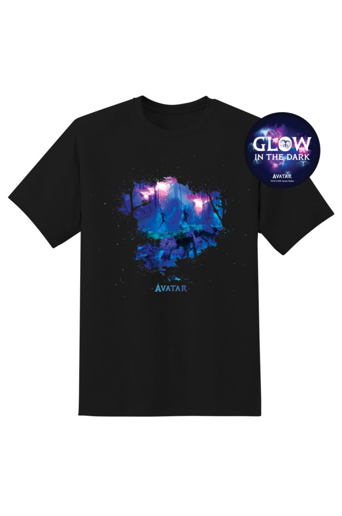 AVATAR TWO AVATARS GLOW T-SHIRT  NAVY XS