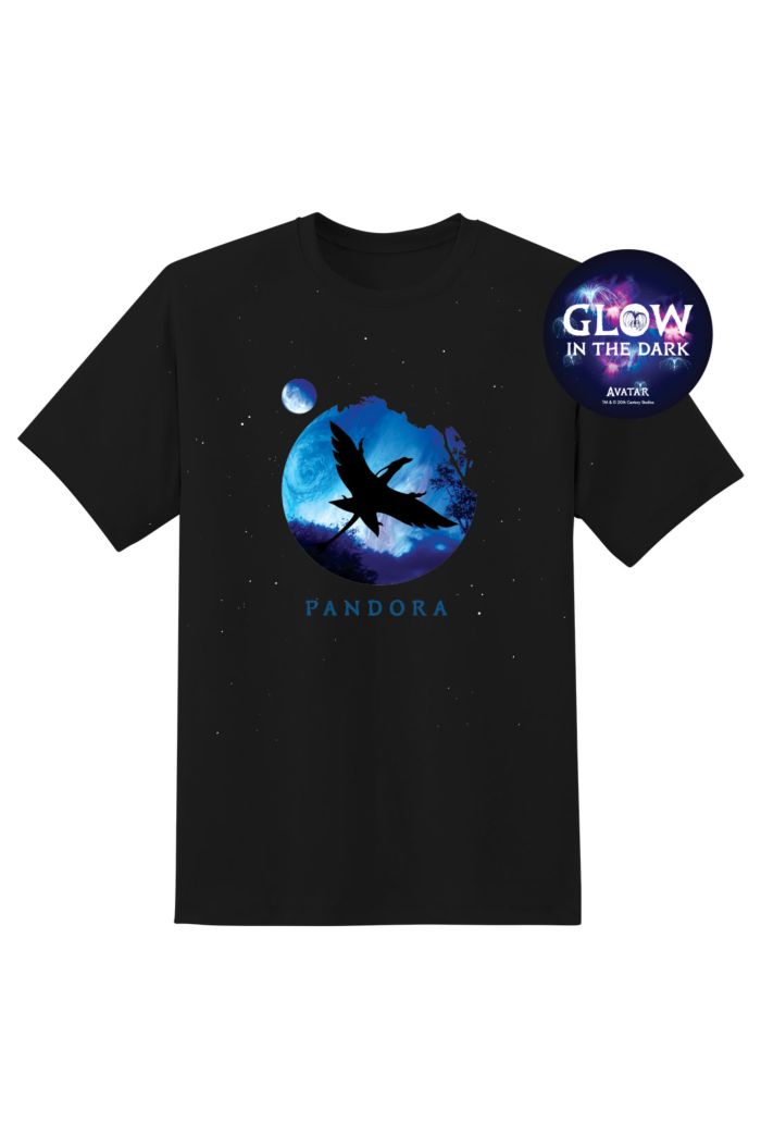 AVATAR PANDORA MOON GLOW T-SHIRT BLACK S