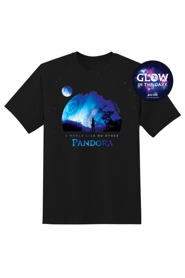 AVATAR A WORLD LIKE NO OTHER GLOW T-SHIRT BLACK XXS