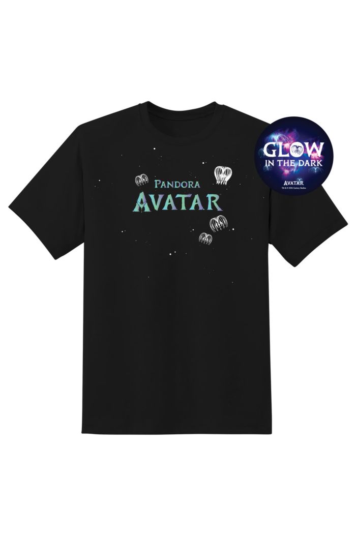 AVATAR PANDORA WOODSPRITES GLOW T-SHIRT BLACK XS