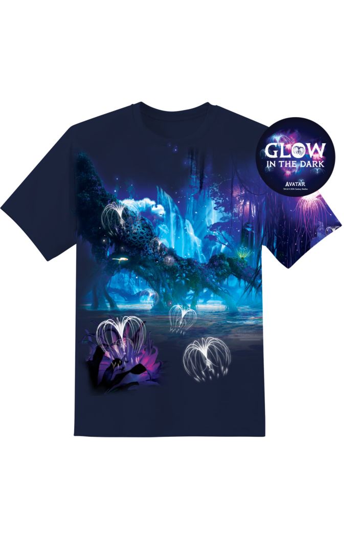 AVATAR PANDORA NIGHT GLOW T-SHIRT BLACK XXS