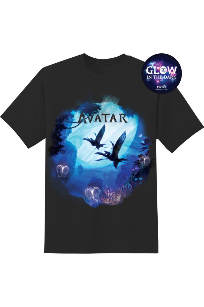 AVATAR 2 TWO BANSHEES T-SHIRT BLACK XXS