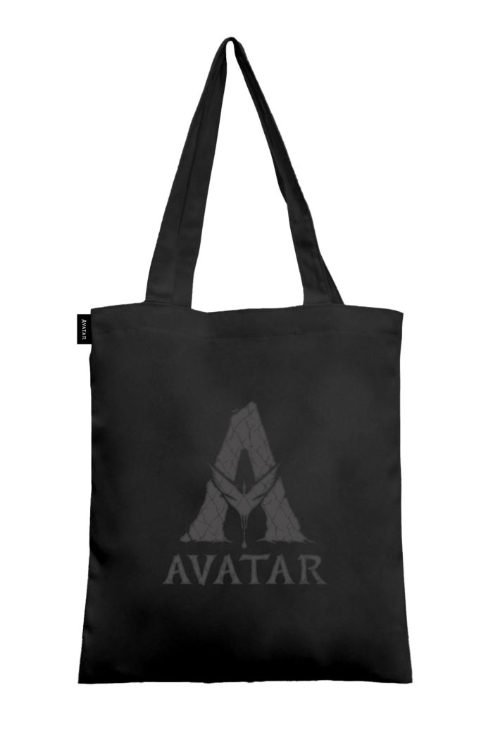 AVATAR PANDORA MOON CANVAS TOTE BAG BLACK 39cm x 35.5cm