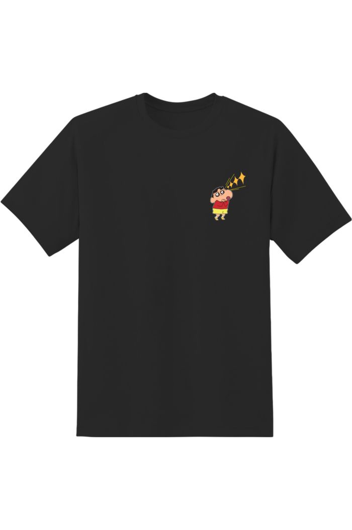 CRAYON SHINCHAN SHINING EYE T-SHIRT BLACK XS