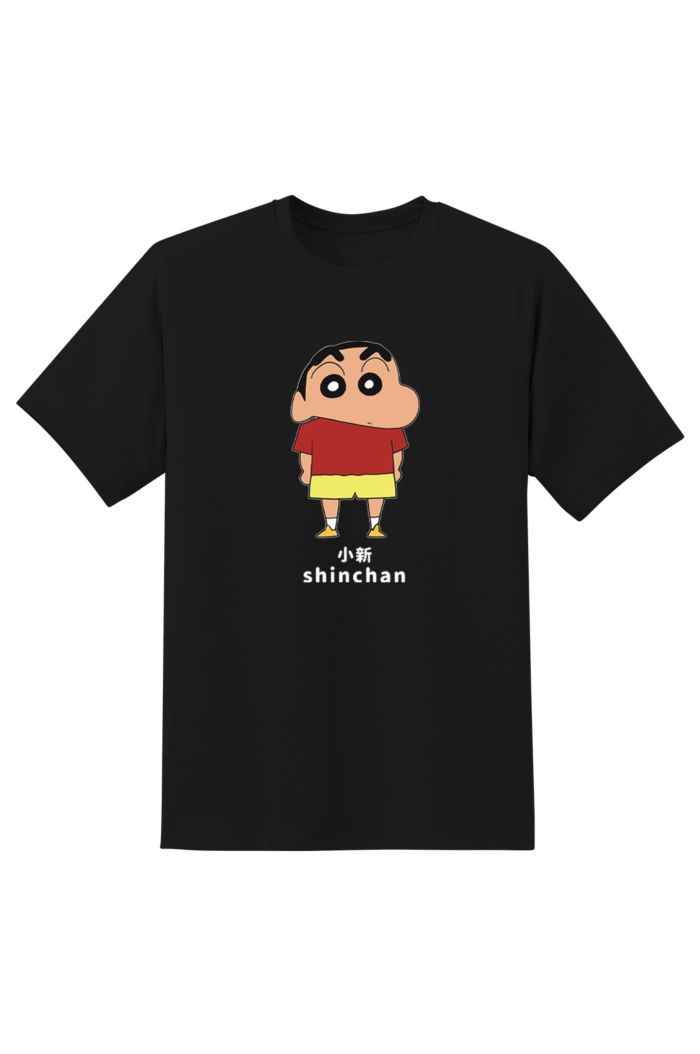 CRAYON SHINCHAN T-SHIRT BLACK XS