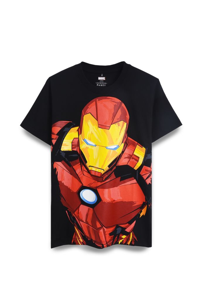 MARVEL IRON MAN BIG GLOW T-SHIRT