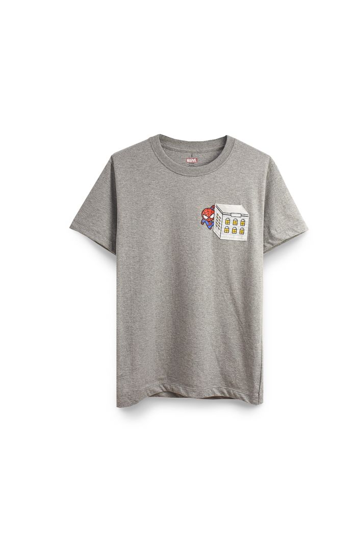 SPIDEY POCKET T-SHIRT GREY XS