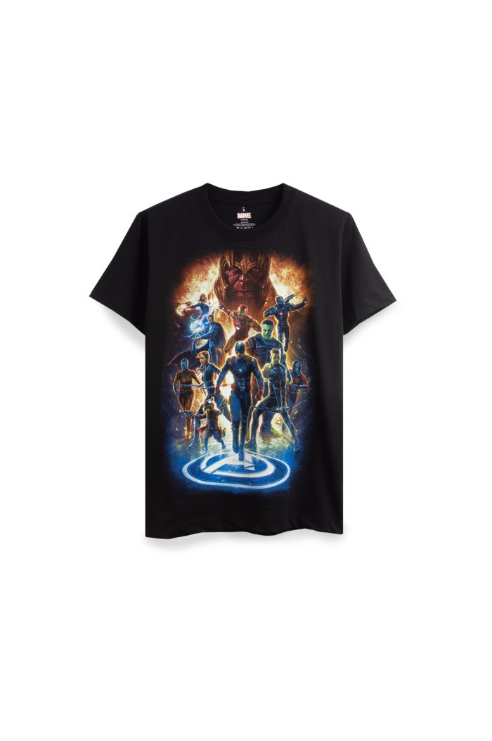 MARVEL END GAME GLOW AVENGERS T-SHIRT