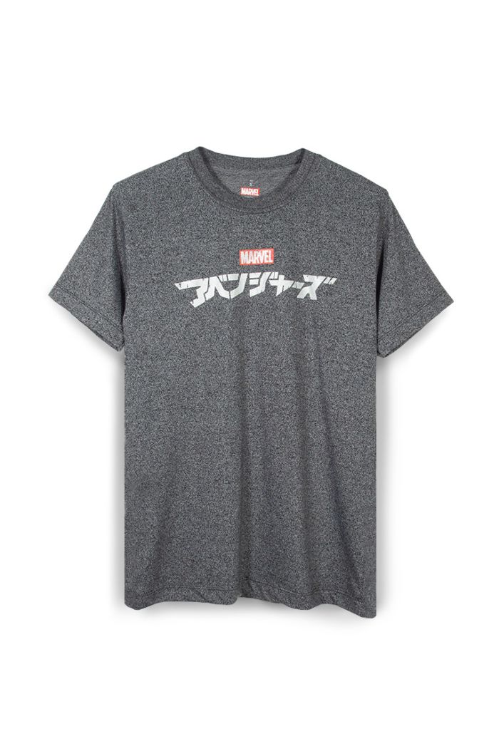 MARVEL AVENGERS JAPAN T-SHIRT BLACK XS