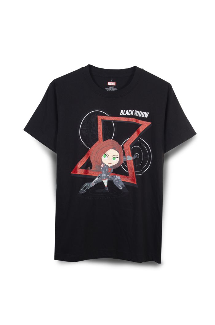 MARVEL BLACK WIDOW CHIBI T-SHIRT