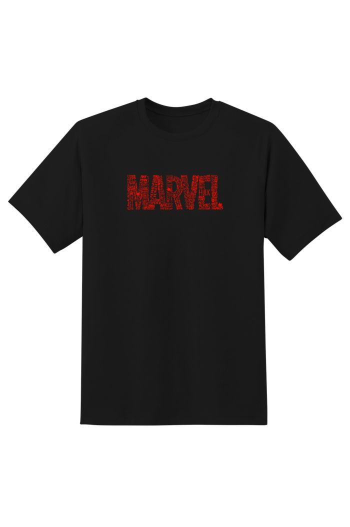 MARVEL DOODLES FLEX T-SHIRT BLACK XS