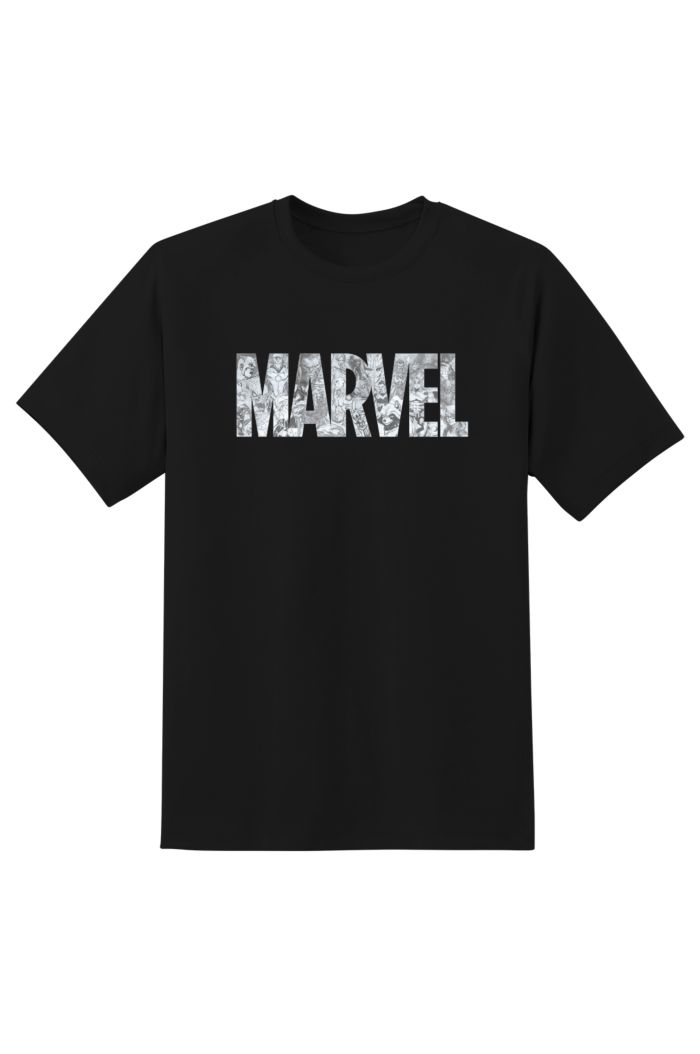 MARVEL HOLOGRAM T-SHIRT BLACK S