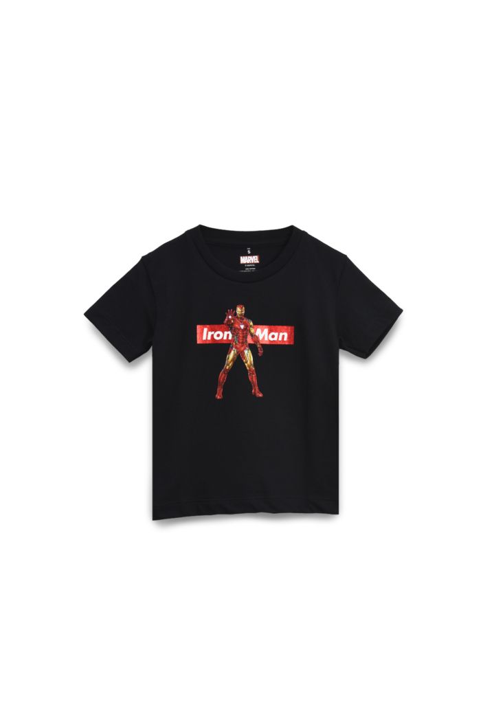 MARVEL END GAME IRON MAN GLOW T-SHIRT - KIDS