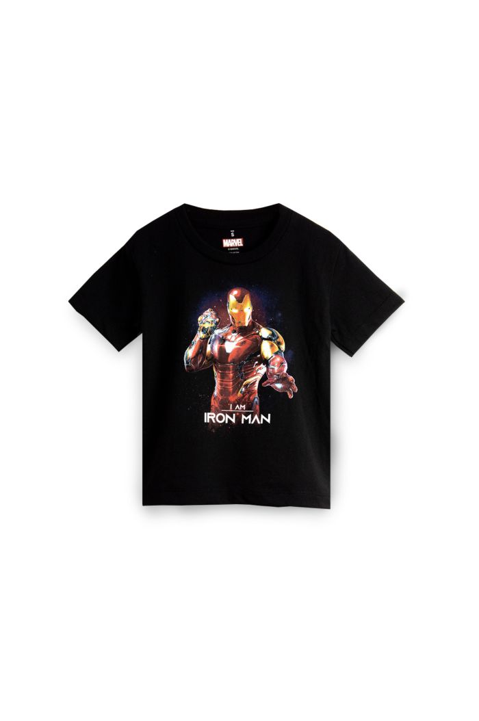 MARVEL END GAME I AM IRON MAN GLOW T-SHIRT - KIDS