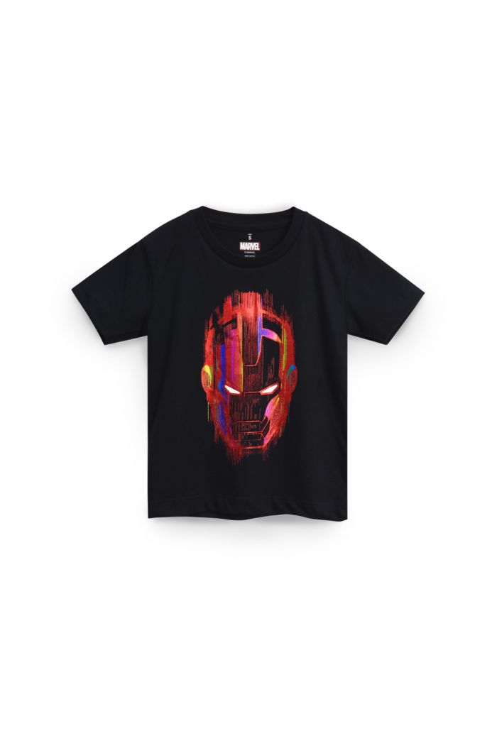 MARVEL IRON MAN MASK GLOW T-SHIRT - KIDS