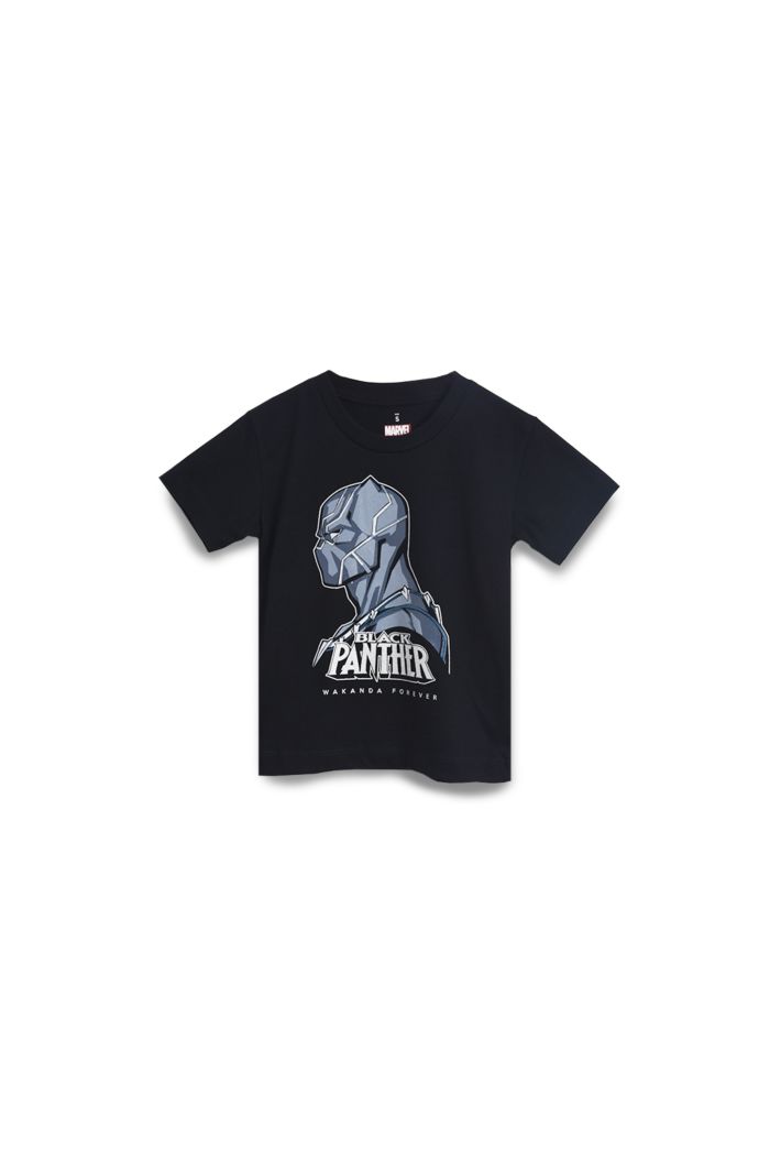 MARVEL BLACK PANTHER HEAD T-SHIRT - KIDS