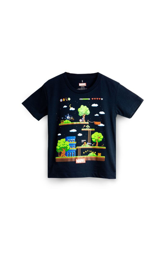 MARVEL 4 HEROS GAME T-SHIRT - KIDS