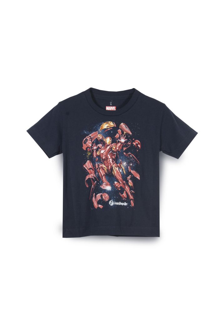 MARVEL IRON MAN TRANSFORM GLOW T-SHIRT - KIDS