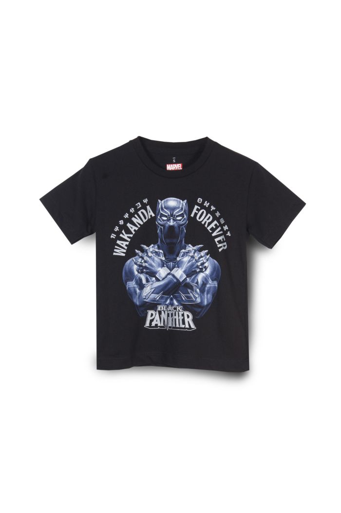 MARVEL BLACK PANTHER FOREVER GLOW T-SHIRT - KIDS