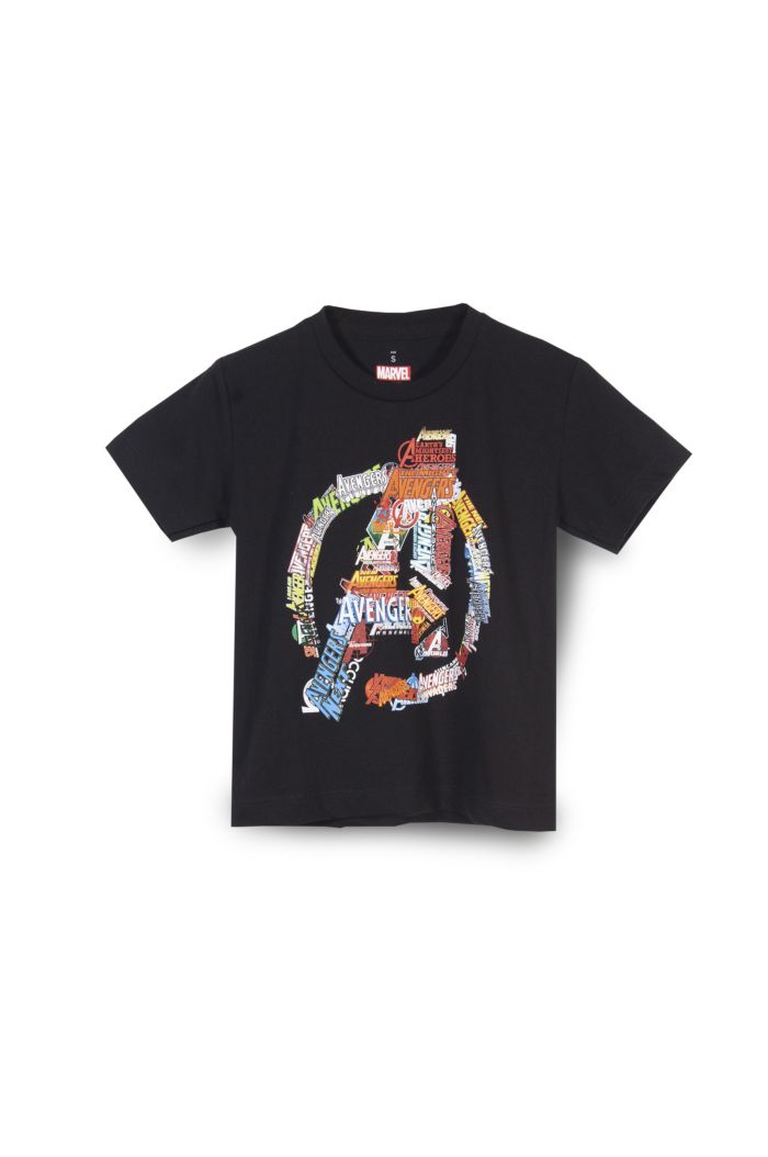 MARVEL AVENGERS MIX T-SHIRT - KIDS BLACK S