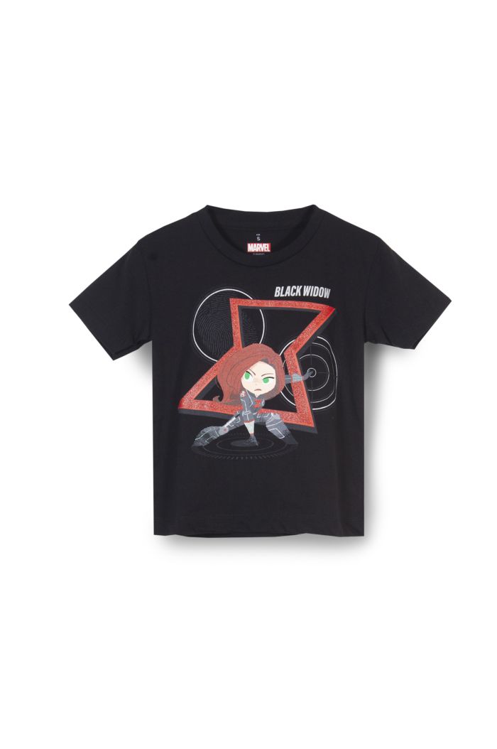 MARVEL BLACK WIDOW CHIBI T-SHIRT - KIDS