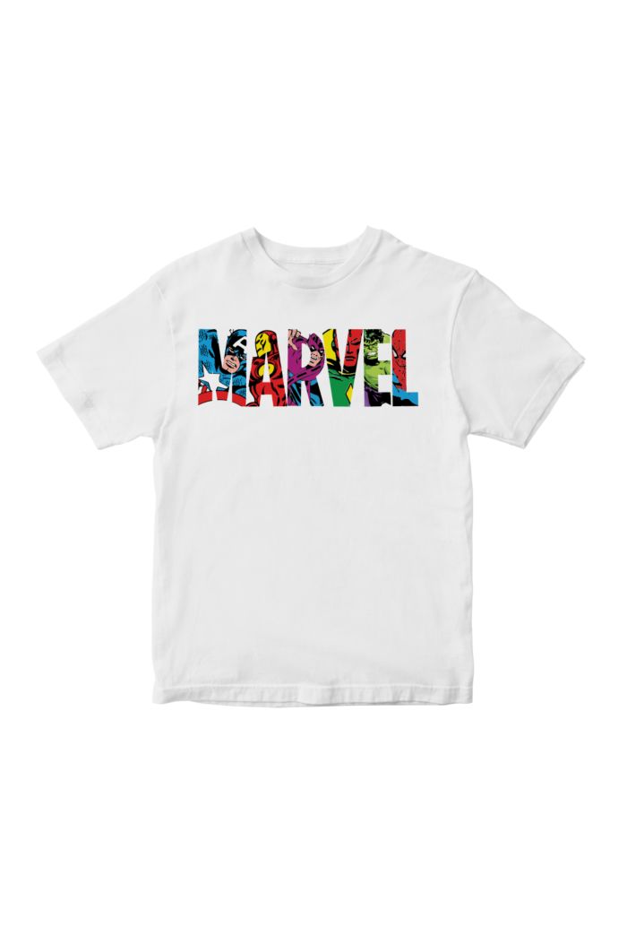 MARVEL LOGO RETRO T-SHIRT - KIDS