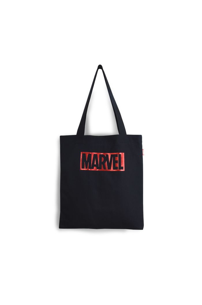 MARVEL RED CANVAS TOTE BAG