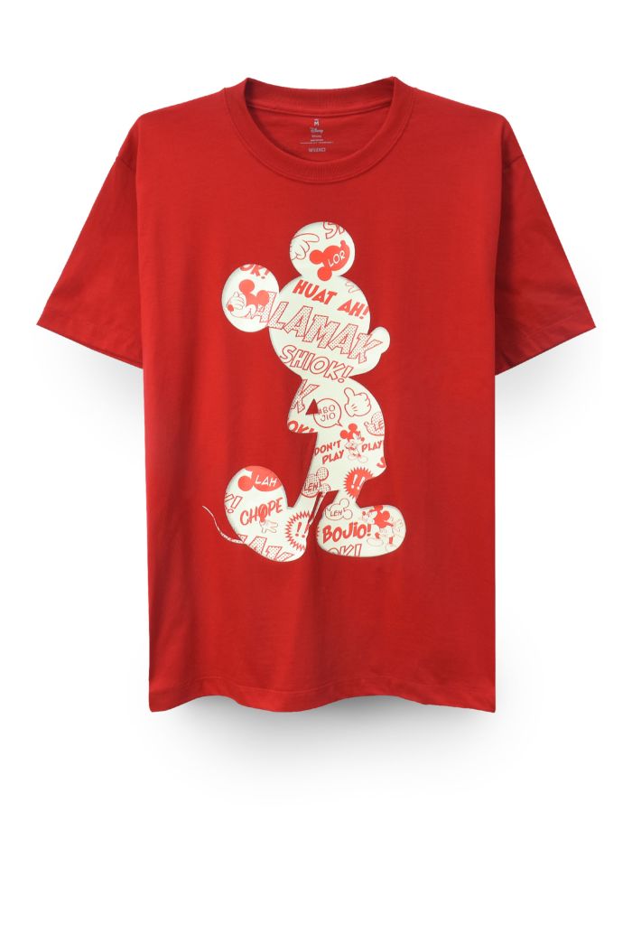 MICKEY SILHOUETTE GLOW T-SHIRT