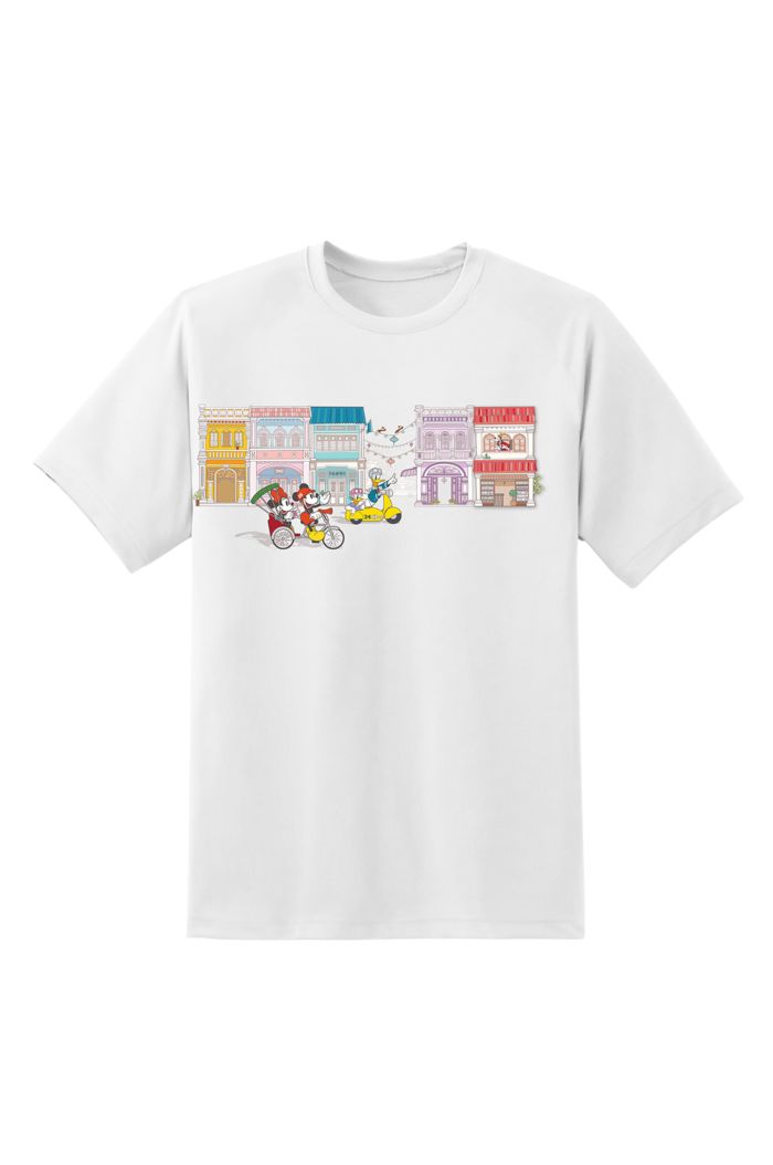 MICKEY LOVE SG MICKEY SHOPHOUSES T-SHIRT WHITE L