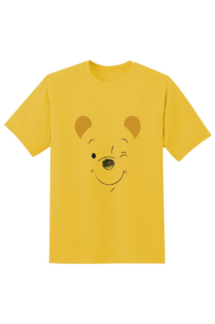 WINNIE FACE T-SHIRT YELLOW XS