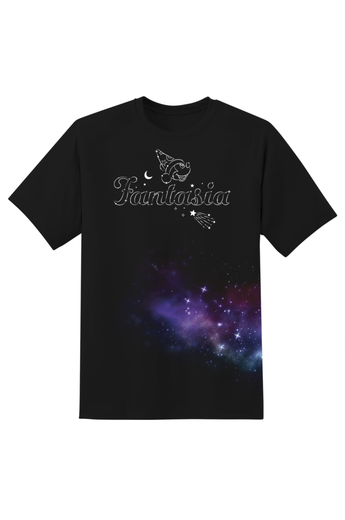 MICKEY FANTASIA MAGIC GLOW T-SHIRT BLACK XS