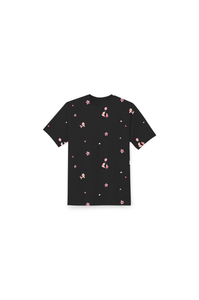 WINNIE SAKURA ALLOVER T-SHIRT