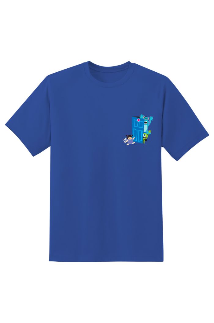 MONSTERS UNIVERSITY DOORS T-SHIRT BLUE XS