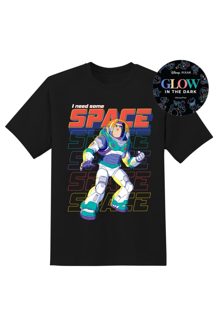 LIGHTYEAR SPACE T-SHIRT BLACK S
