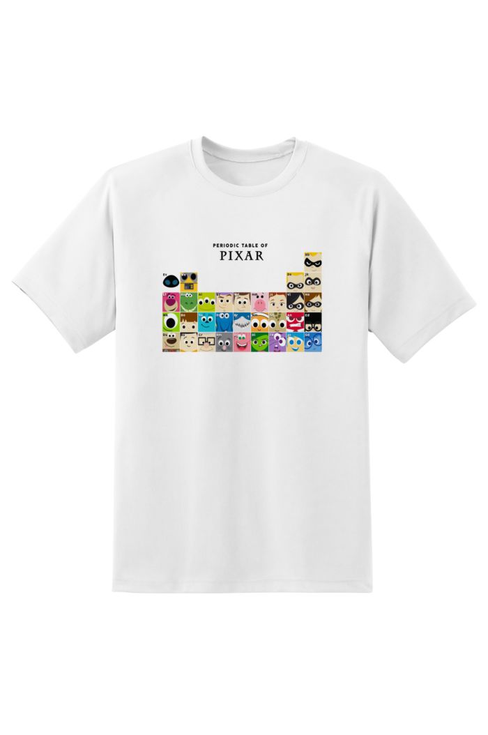 PIXAR TABLE T-SHIRT WHITE L