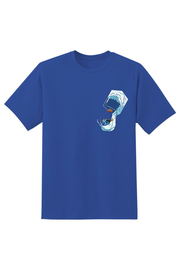 FINDING NEMO POCKET T-SHIRT BLUE XS