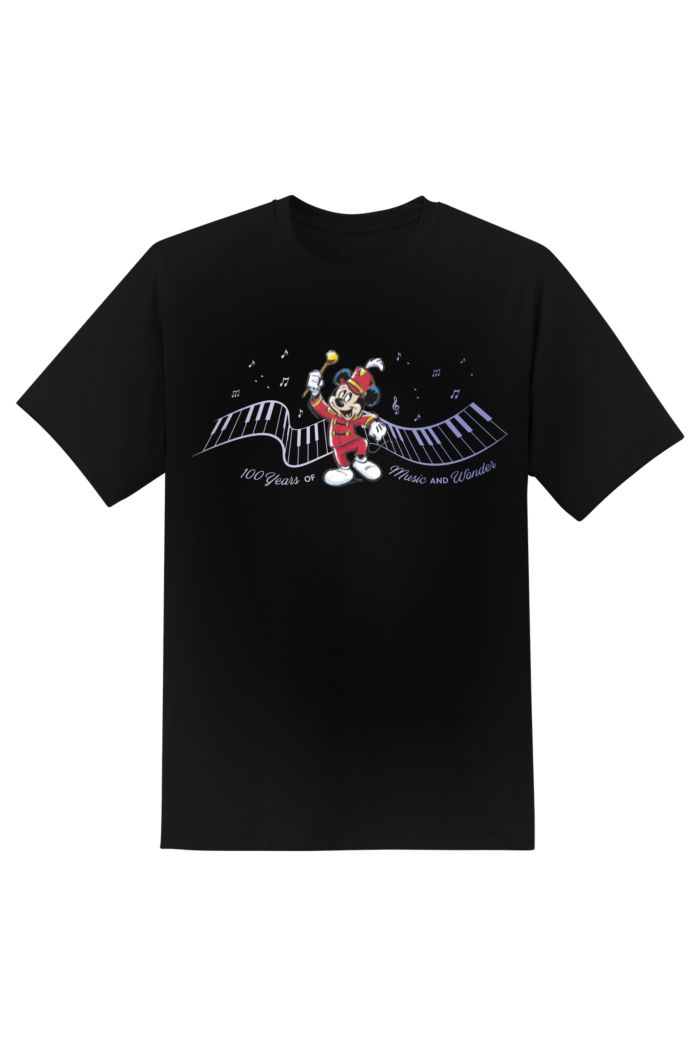 DISNEY 100 YEARS OF MUSIC & WONDER GLOW T-SHIRT