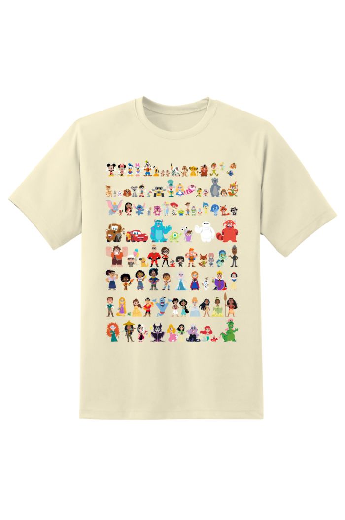 DISNEY 100 ALL CAST T-SHIRT CREAM S