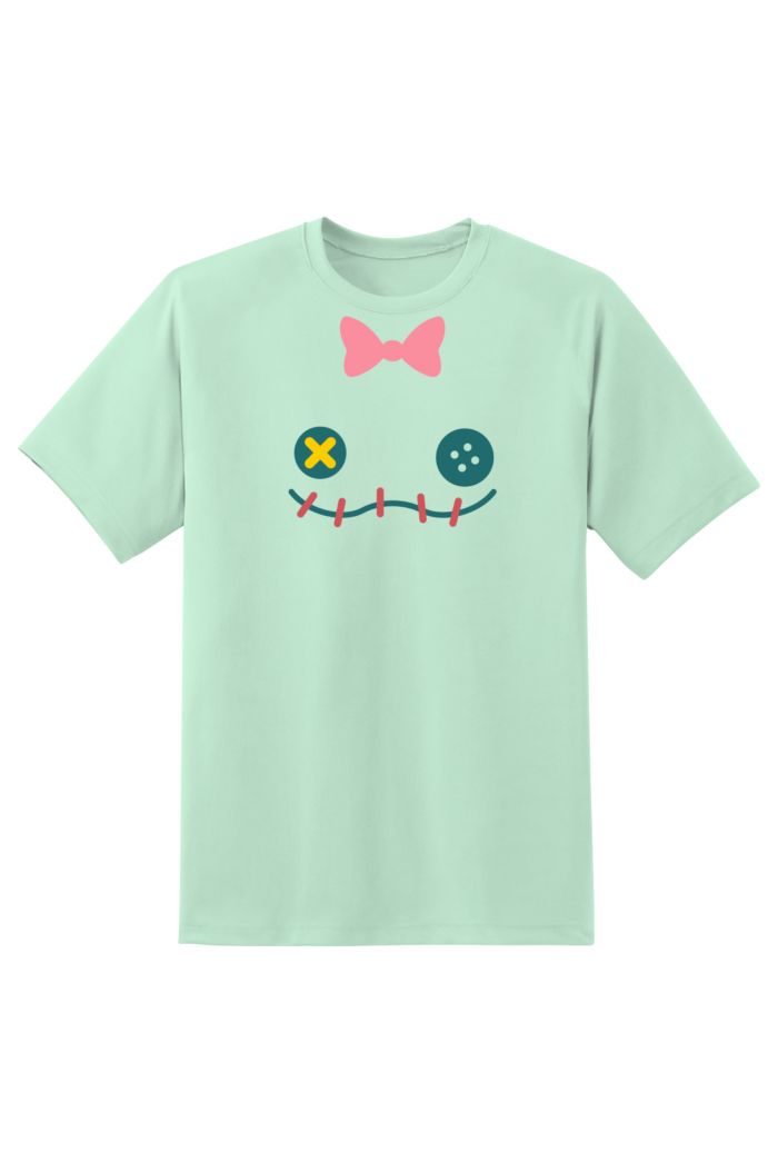 STITCH SCRUMP BIG FACE T-SHIRT MINT XS
