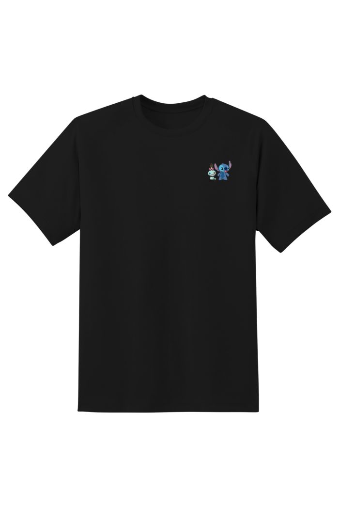 STITCH & SCRUMP CHIBI T-SHIRT BLACK XS