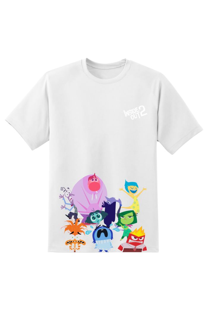 INSIDE OUT 2 INSIDE OUT CHARACTERS T-SHIRT WHITE S