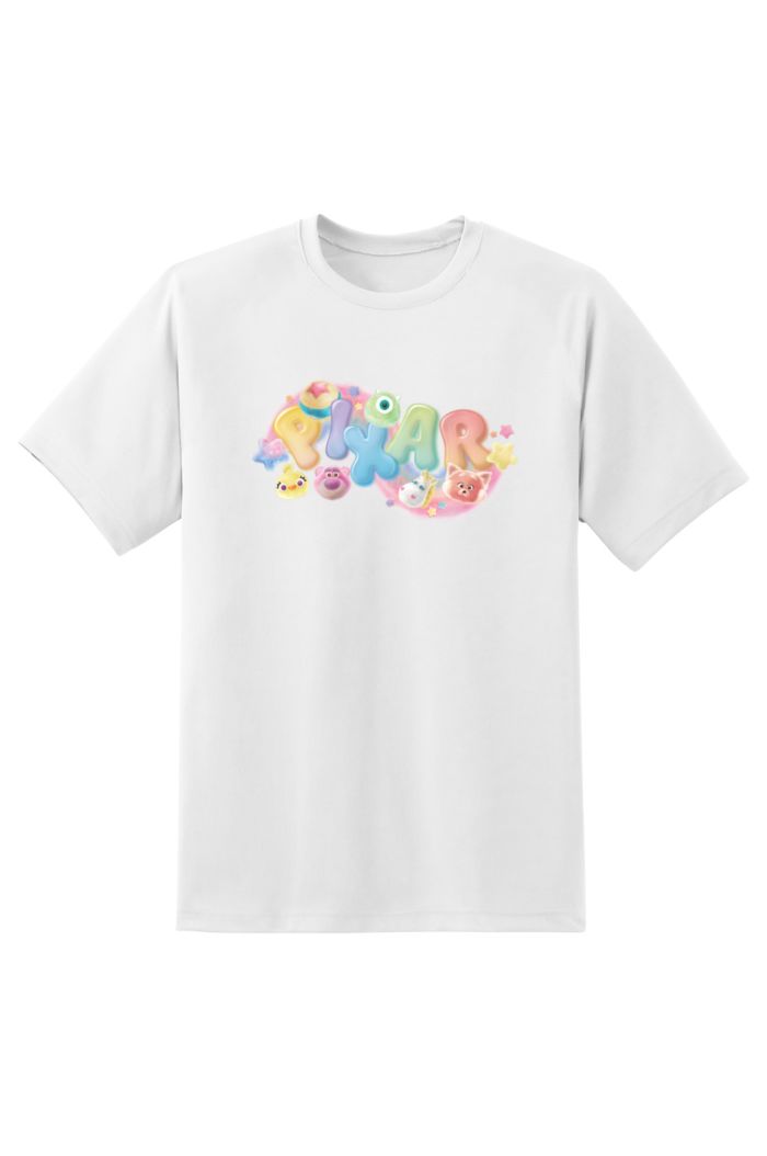 PIXAR CUTE T-SHIRT WHITE XS