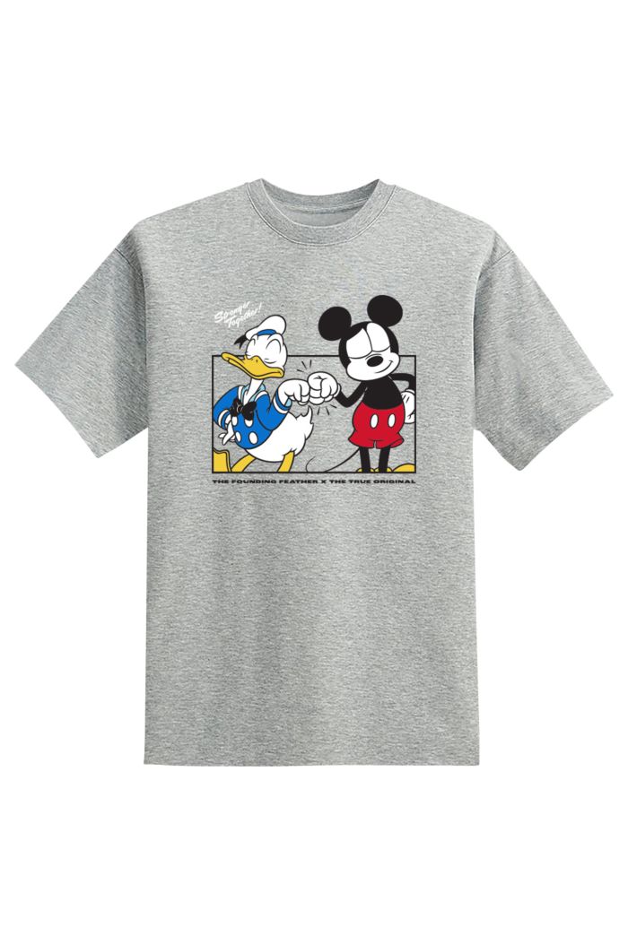 DONALD DUCK STRONGER TOGETHER T-SHIRT GREY S