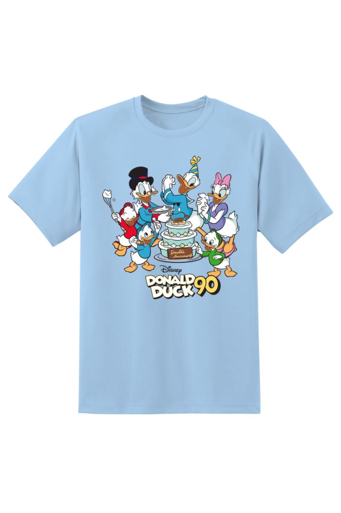 DONALD DUCK 90TH T-SHIRT PASTEL BLUE XS