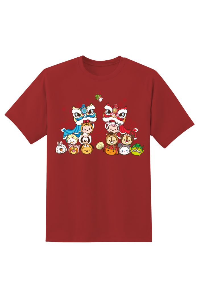 TSUM TSUM LION DANCE T-SHIRT RED S