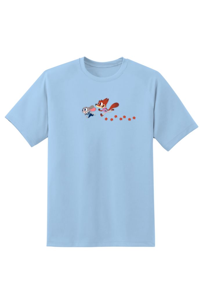 ZOOTOPIA 2 CLUE T-SHIRT LIGHT BLUE XS