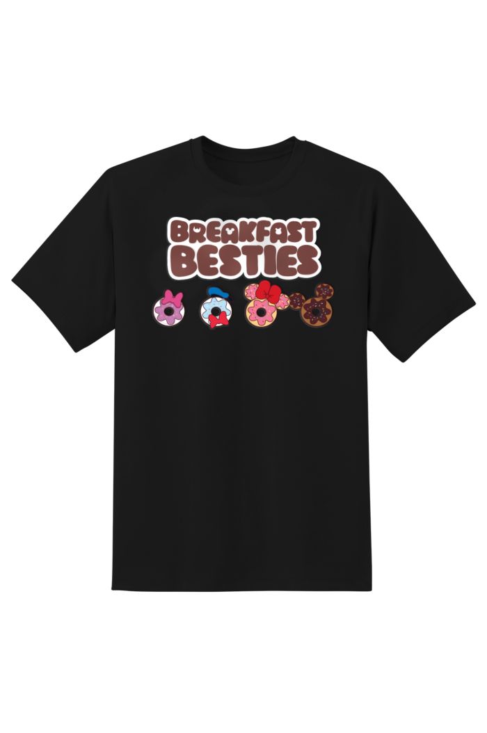 DISNEY 4 DONUTS T-SHIRT BLACK XS