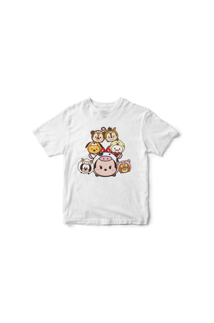 TSUM TSUM ZODIAC MINNIE STACKED T-SHIRT - KIDS