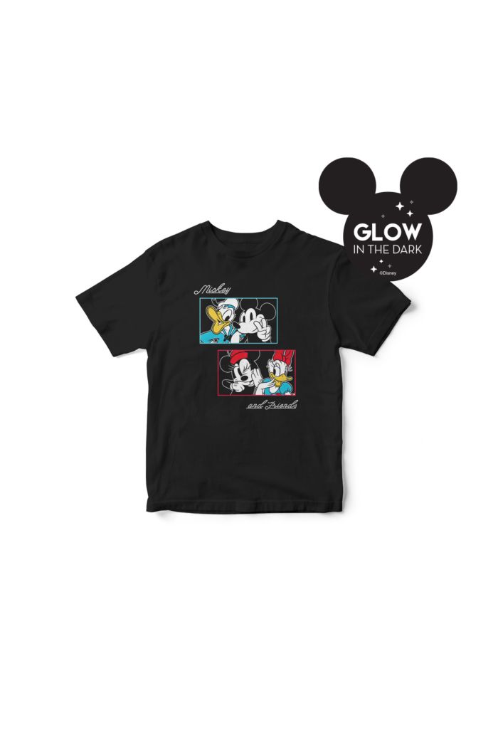 MICKEY & FRIENDS PHOTO GLOW T-SHIRT - KIDS